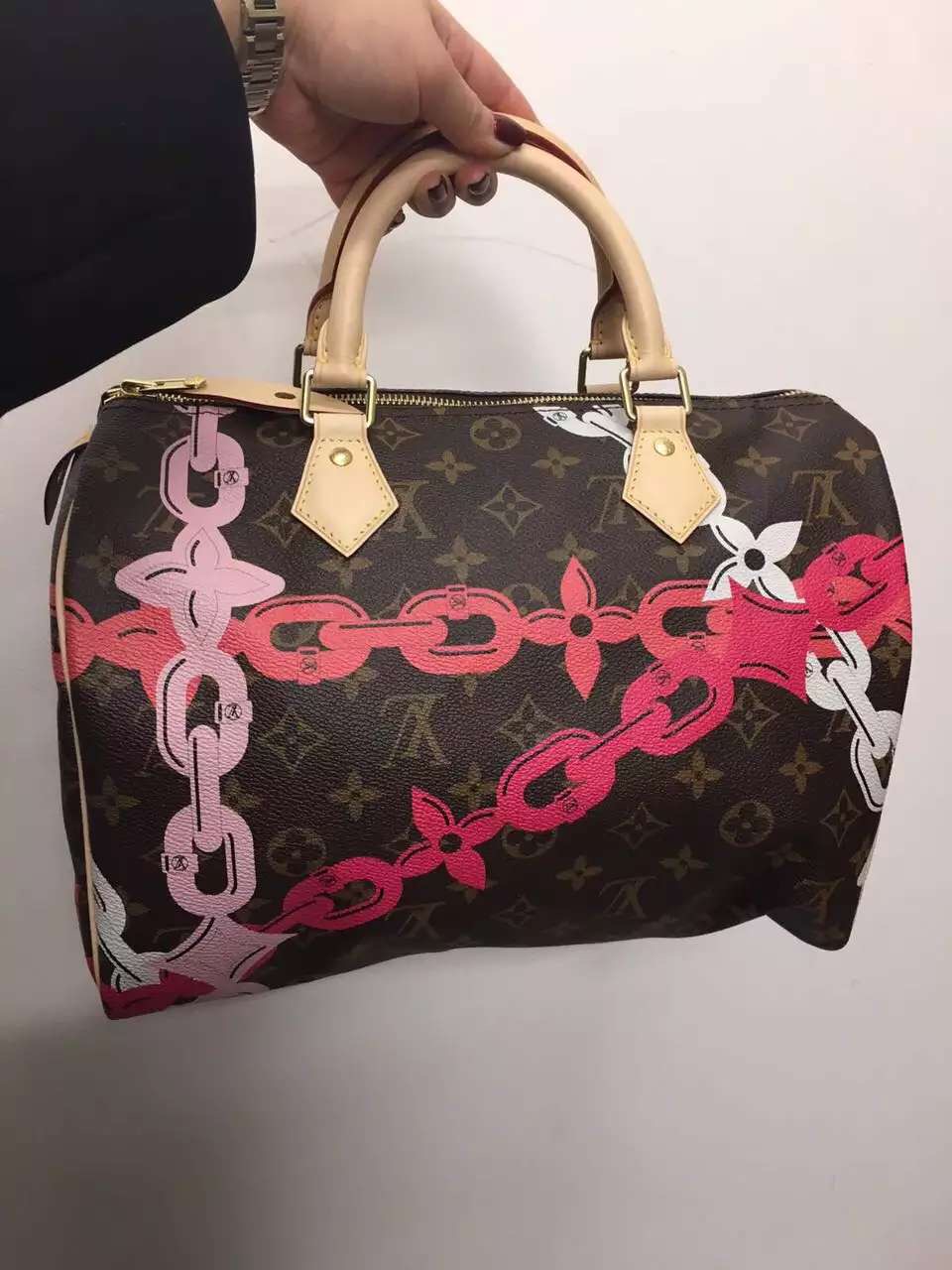 Authentic Louis Vuitton Palm Spring Speedy 30 Bag M41989
